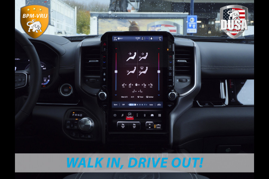 Dodge Ram | 1500 | Rebel | Premium | 4x4 | Crew Cab | 3.0L Twin-turbo I6 | BPM-VRIJ | 14,4 inch Touchscreen | LPG | Harman Kardon | Getoonde accessoires zijn verkrijgbaar tegen meerprijs Dodge Ram | 1500 | Rebel | Premium | 4x4 | Crew Cab | 3.0L Twin-turbo I6 | BPM-VRIJ | 14,4 inch Touchscreen | LPG | Harman Kardon | Getoonde accessoires zijn verkrijgbaar tegen meerprijs