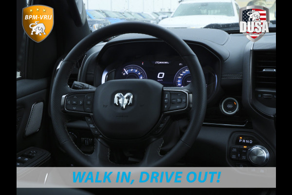 Dodge Ram | 1500 | Rebel | Premium | 4x4 | Crew Cab | 3.0L Twin-turbo I6 | BPM-VRIJ | 14,4 inch Touchscreen | LPG | Harman Kardon | Getoonde accessoires zijn verkrijgbaar tegen meerprijs Dodge Ram | 1500 | Rebel | Premium | 4x4 | Crew Cab | 3.0L Twin-turbo I6 | BPM-VRIJ | 14,4 inch Touchscreen | LPG | Harman Kardon | Getoonde accessoires zijn verkrijgbaar tegen meerprijs
