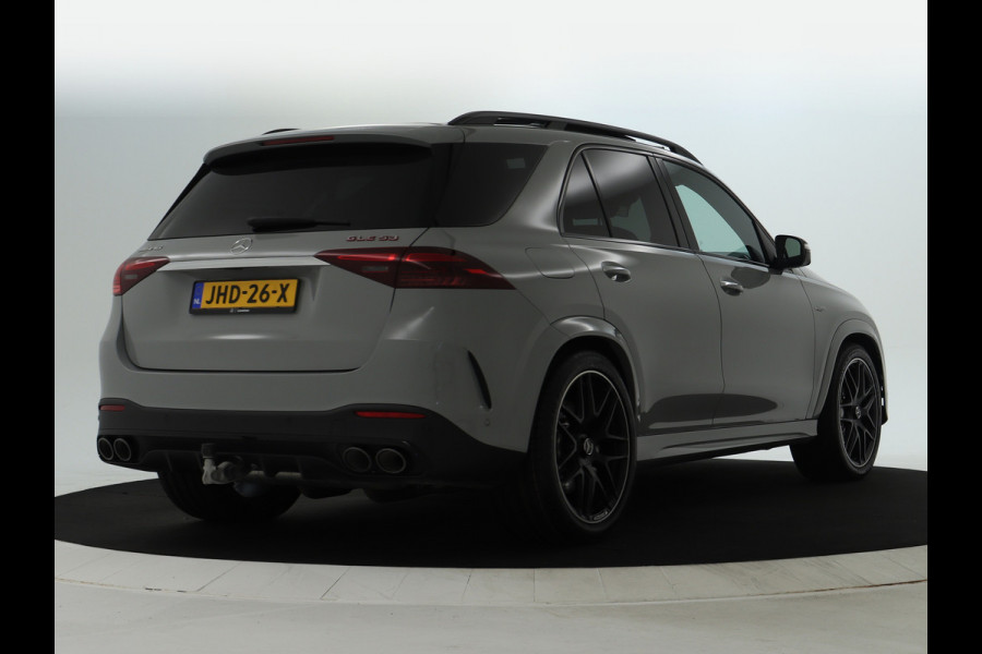 Mercedes-Benz GLE Mercedes-AMG 53 Hybrid 4MATIC+ | Trekhaak | Panoramadak | Burmester® | 22 Inch AMG Velgen | Distronic | Memory Voorstoelen | 360°-Camera. Inclusief 24 maanden MB Certified garantie voor Europa.