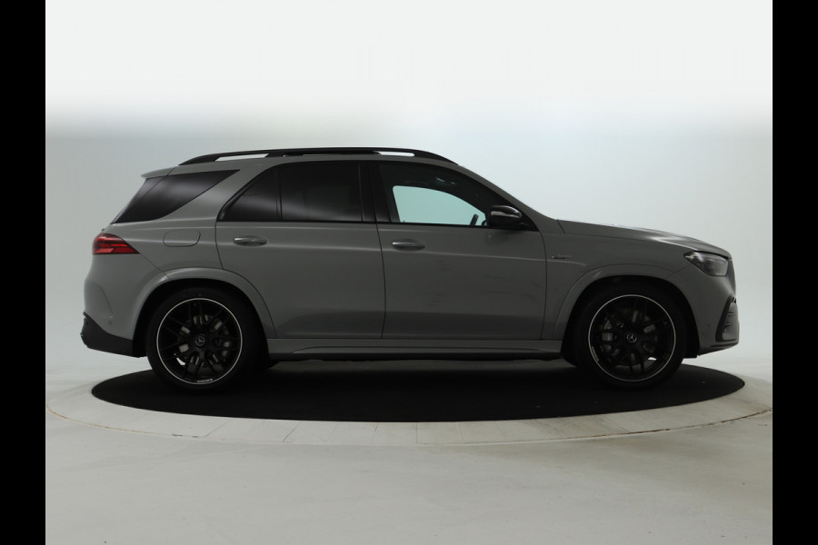 Mercedes-Benz GLE Mercedes-AMG 53 Hybrid 4MATIC+ | Trekhaak | Panoramadak | Burmester® | 22 Inch AMG Velgen | Distronic | Memory Voorstoelen | 360°-Camera. Inclusief 24 maanden MB Certified garantie voor Europa.