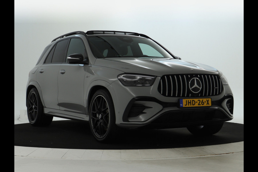 Mercedes-Benz GLE Mercedes-AMG 53 Hybrid 4MATIC+ | Trekhaak | Panoramadak | Burmester® | 22 Inch AMG Velgen | Distronic | Memory Voorstoelen | 360°-Camera. Inclusief 24 maanden MB Certified garantie voor Europa.
