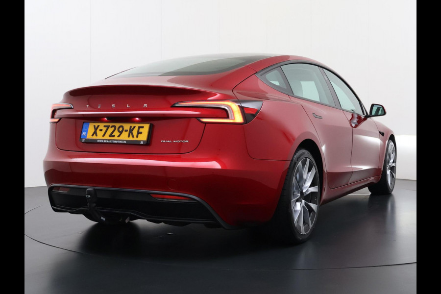 Tesla Model 3 Long Range AWD 78 kWh TREKHAAK | FULL SELFDRIVE | VOLLEDIGE FABRIEKSGARANTIE T/M 12-2027/80.000KM | AANDRIJFLIJN EN ACCU GARANTIE T/M 12-2031
