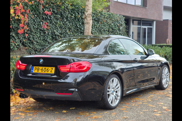 BMW 4 Serie Cabrio 420i M Sport High Executive Cabrio Dig. Dash Apple CarPlay Elek.Stoelen Nbt Evo GR Navi Leder Zwart NAP