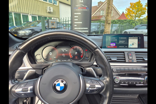 BMW 4 Serie Cabrio 420i M Sport High Executive Cabrio Dig. Dash Apple CarPlay Elek.Stoelen Nbt Evo GR Navi Leder Zwart NAP