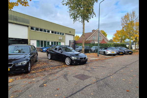 BMW 4 Serie Cabrio 420i M Sport High Executive Cabrio Dig. Dash Apple CarPlay Elek.Stoelen Nbt Evo GR Navi Leder Zwart NAP