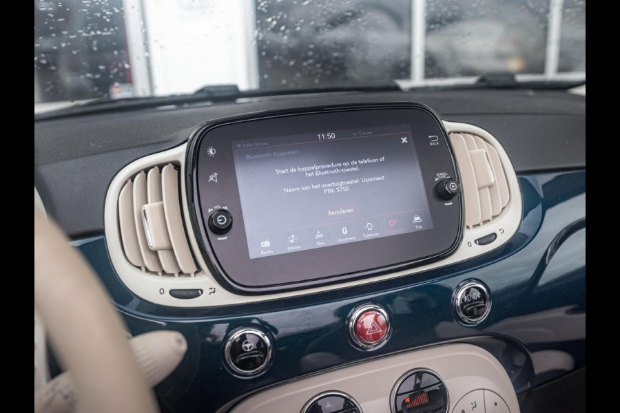 Fiat 500C 1.0 Hybrid Dolcevita | Carplay / Android | 16" LM Velgen | Climate Control | Parkeersensoren |