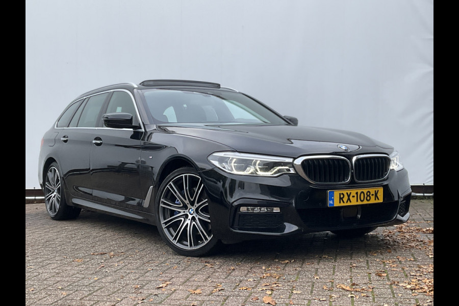 BMW 5 Serie 530D M-sport 6-Cilinder Pano Trekhaak HUD 360cam Standkachel Sfeerverl NL-Auto VOL! BMW 5 Serie 530D M-sport 6-Cilinder Pano Trekhaak HUD 360cam Standkachel Sfeerverl NL-Auto VOL!