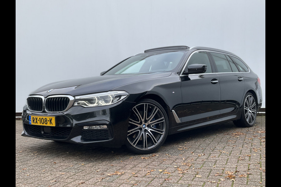 BMW 5 Serie 530D M-sport 6-Cilinder Pano Trekhaak HUD 360cam Standkachel Sfeerverl NL-Auto VOL! BMW 5 Serie 530D M-sport 6-Cilinder Pano Trekhaak HUD 360cam Standkachel Sfeerverl NL-Auto VOL!