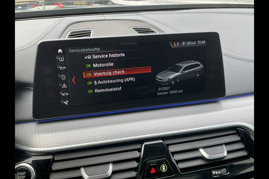 BMW 5 Serie 530D M-sport 6-Cilinder Pano Trekhaak HUD 360cam Standkachel Sfeerverl NL-Auto VOL! BMW 5 Serie 530D M-sport 6-Cilinder Pano Trekhaak HUD 360cam Standkachel Sfeerverl NL-Auto VOL!