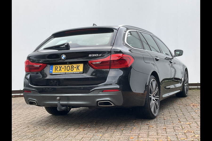 BMW 5 Serie 530D M-sport 6-Cilinder Pano Trekhaak HUD 360cam Standkachel Sfeerverl NL-Auto VOL! BMW 5 Serie 530D M-sport 6-Cilinder Pano Trekhaak HUD 360cam Standkachel Sfeerverl NL-Auto VOL!