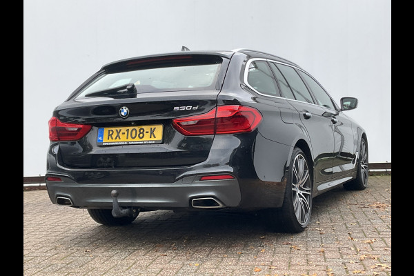 BMW 5 Serie 530D M-sport 6-Cilinder Pano Trekhaak HUD 360cam Standkachel Sfeerverl NL-Auto VOL! BMW 5 Serie 530D M-sport 6-Cilinder Pano Trekhaak HUD 360cam Standkachel Sfeerverl NL-Auto VOL!