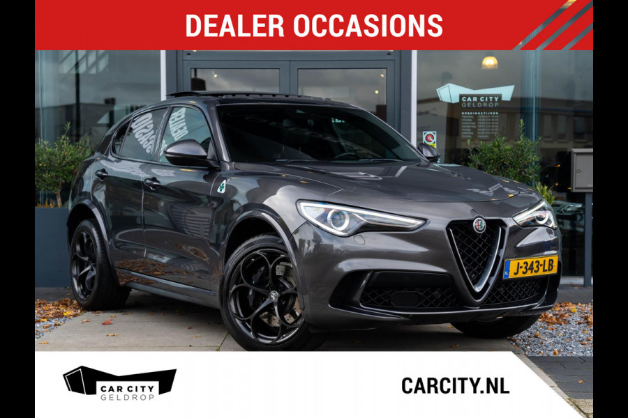 Alfa Romeo Stelvio 2.9 V6 AWD Quadrifoglio 510PK / Pano / Carbon / H&K / Memory Alfa Romeo Stelvio 2.9 V6 AWD Quadrifoglio 510PK / Pano / Carbon / H&K / Memory