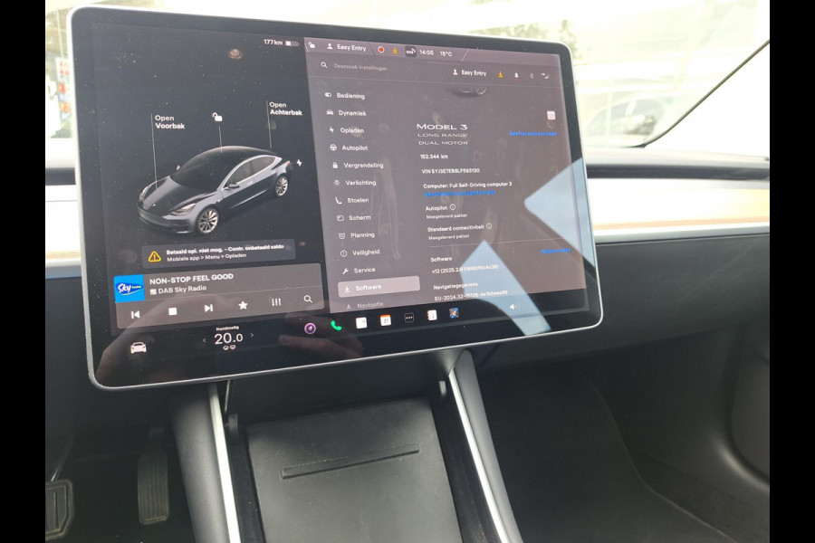 Tesla Model 3 Long Range AWD 75 kWh | Trekhaak | Autopilot | occasion