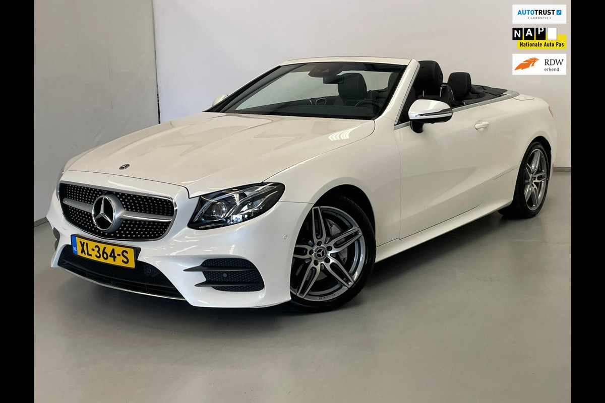 Mercedes-Benz E-Klasse Cabrio 200 / AMG / Burmester / Sfeerverlichting Mercedes-Benz E-Klasse Cabrio 200 / AMG / Burmester / Sfeerverlichting