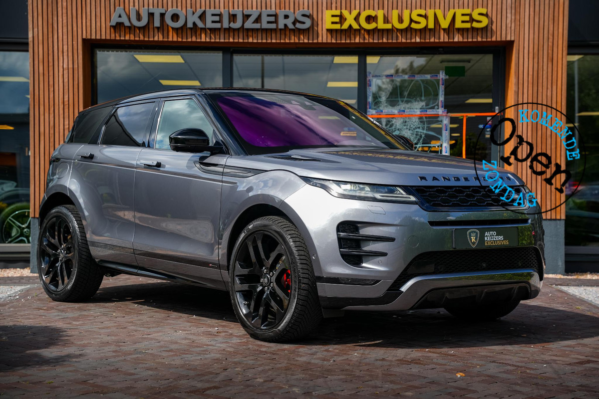 Land Rover Range Rover Evoque 2.0 P300 AWD R-Dynamic HSE 360 cam Meridian Leer ACC HUD Keyless Land Rover Range Rover Evoque 2.0 P300 AWD R-Dynamic HSE 360 cam Meridian Leer ACC HUD Keyless