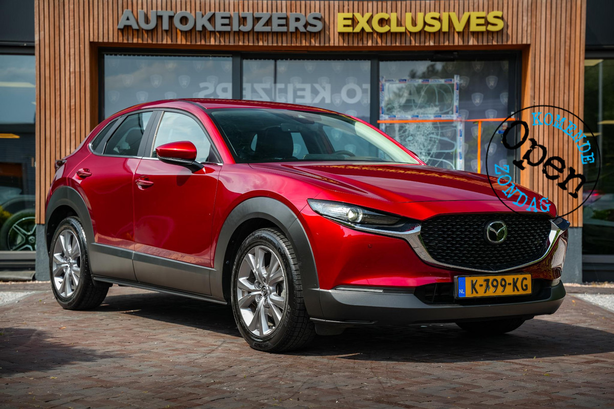 Mazda CX-30 2.0 e-SkyActiv-X M Hybrid Comfort Leder Stuurwielbed. Airco Parkeersensoren Camera Mazda CX-30 2.0 e-SkyActiv-X M Hybrid Comfort Leder Stuurwielbed. Airco Parkeersensoren Camera