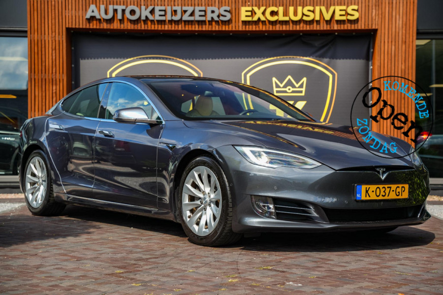 Tesla Model S Long Range Pano Navi Parkeersensoren 19"L.M. Stuurverw.