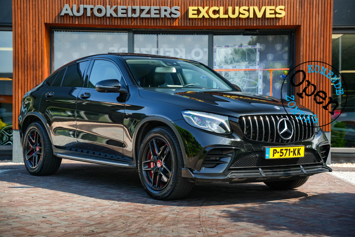 Mercedes-Benz GLC Coupé AMG 43 4MATIC Schuifdak Burmester Ambient Memory 360 Camera Stoelverw.