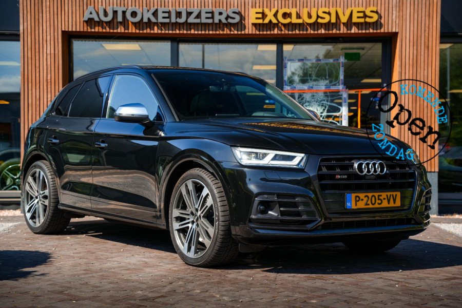 Audi Q5 3.0 TDI SQ5 quattro Panoramadak Luchtvering B&O Carbon Adapt. Cruise 360Cam Memory 21''LM Audi Q5 3.0 TDI SQ5 quattro Panoramadak Luchtvering B&O Carbon Adapt. Cruise 360Cam Memory 21''LM