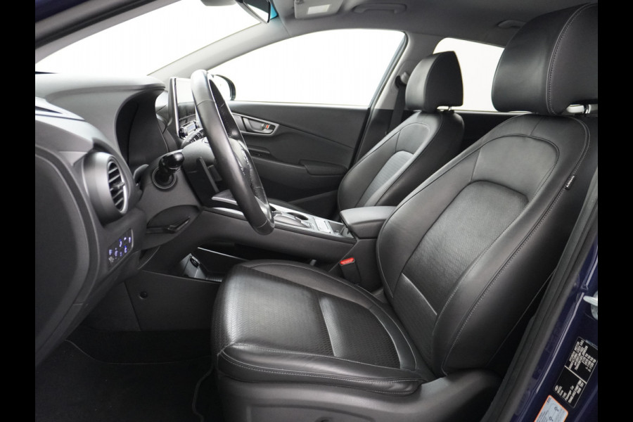 Hyundai KONA ELECTRIC EV Premium 64kWh Leer HUD Warmtepomp Adap.Cruise Apple Carplay Android Auto Navi Ecc Krell®-Hifi Audio Stoel-Stuurverwarming Stoelventilatie Blind-Spot Assistance Lane Assist 1e Eigenaar Origineel Nederlandse Auto