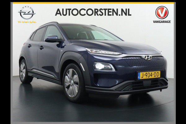 Hyundai KONA ELECTRIC EV Premium 64kWh Leer HUD Warmtepomp Adap.Cruise Apple Carplay Android Auto Navi Ecc Krell®-Hifi Audio Stoel-Stuurverwarming Stoelventilatie Blind-Spot Assistance Lane Assist 1e Eigenaar Origineel Nederlandse Auto
