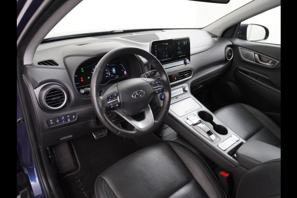Hyundai KONA ELECTRIC EV Premium 64kWh Leer HUD Warmtepomp Adap.Cruise Apple Carplay Android Auto Navi Ecc Krell®-Hifi Audio Stoel-Stuurverwarming Stoelventilatie Blind-Spot Assistance Lane Assist 1e Eigenaar Origineel Nederlandse Auto