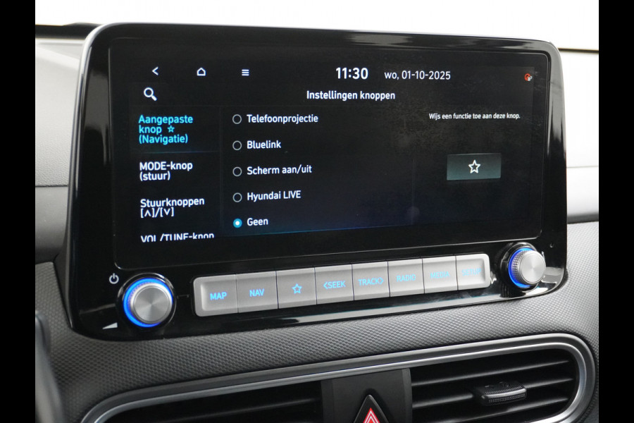 Hyundai KONA ELECTRIC EV Premium 64kWh Leer HUD Warmtepomp Adap.Cruise Apple Carplay Android Auto Navi Ecc Krell®-Hifi Audio Stoel-Stuurverwarming Stoelventilatie Blind-Spot Assistance Lane Assist 1e Eigenaar Origineel Nederlandse Auto