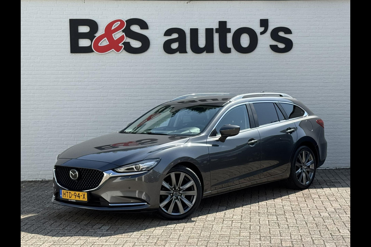 Mazda 6 Led Carplay Adaptive cruise Camera Dodehoek Navigatie Verwarmd stuur en stoelen