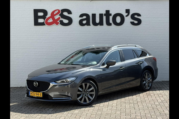 Mazda 6 Led Carplay Adaptive cruise Camera Dodehoek Navigatie Verwarmd stuur en stoelen