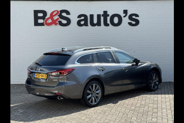 Mazda 6 Led Carplay Adaptive cruise Camera Dodehoek Navigatie Verwarmd stuur en stoelen