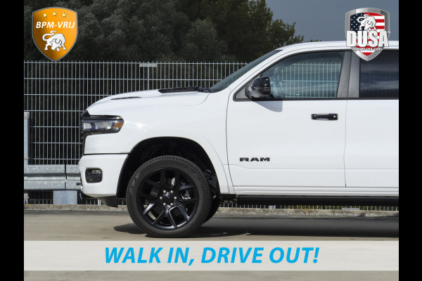 Dodge Ram 1500 | Laramie | Night Edition | 3.0L I6 Hurricane | Crew Cab | 4X4 | BPM VRIJ | Niveau regeling | Passenger Display | Getoonde accessoires zijn verkrijgbaar tegen meerprijs Dodge Ram 1500 | Laramie | Night Edition | 3.0L I6 Hurricane | Crew Cab | 4X4 | BPM VRIJ | Niveau regeling | Passenger Display | Getoonde accessoires zijn verkrijgbaar tegen meerprijs