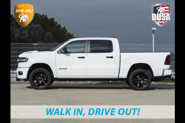 Dodge Ram 1500 | Laramie | Night Edition | 3.0L I6 Hurricane | Crew Cab | 4X4 | BPM VRIJ | Niveau regeling | Passenger Display | Getoonde accessoires zijn verkrijgbaar tegen meerprijs Dodge Ram 1500 | Laramie | Night Edition | 3.0L I6 Hurricane | Crew Cab | 4X4 | BPM VRIJ | Niveau regeling | Passenger Display | Getoonde accessoires zijn verkrijgbaar tegen meerprijs