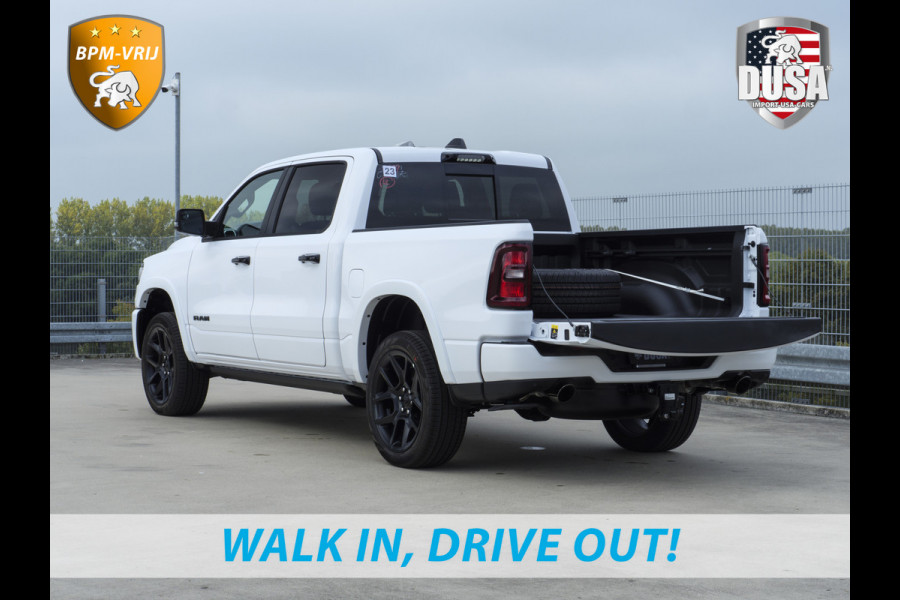 Dodge Ram 1500 | Laramie | Night Edition | 3.0L I6 Hurricane | Crew Cab | 4X4 | BPM VRIJ | Niveau regeling | Passenger Display | Getoonde accessoires zijn verkrijgbaar tegen meerprijs Dodge Ram 1500 | Laramie | Night Edition | 3.0L I6 Hurricane | Crew Cab | 4X4 | BPM VRIJ | Niveau regeling | Passenger Display | Getoonde accessoires zijn verkrijgbaar tegen meerprijs