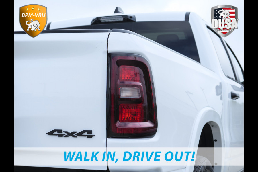 Dodge Ram 1500 | Laramie | Night Edition | 3.0L I6 Hurricane | Crew Cab | 4X4 | BPM VRIJ | Niveau regeling | Passenger Display | Getoonde accessoires zijn verkrijgbaar tegen meerprijs Dodge Ram 1500 | Laramie | Night Edition | 3.0L I6 Hurricane | Crew Cab | 4X4 | BPM VRIJ | Niveau regeling | Passenger Display | Getoonde accessoires zijn verkrijgbaar tegen meerprijs