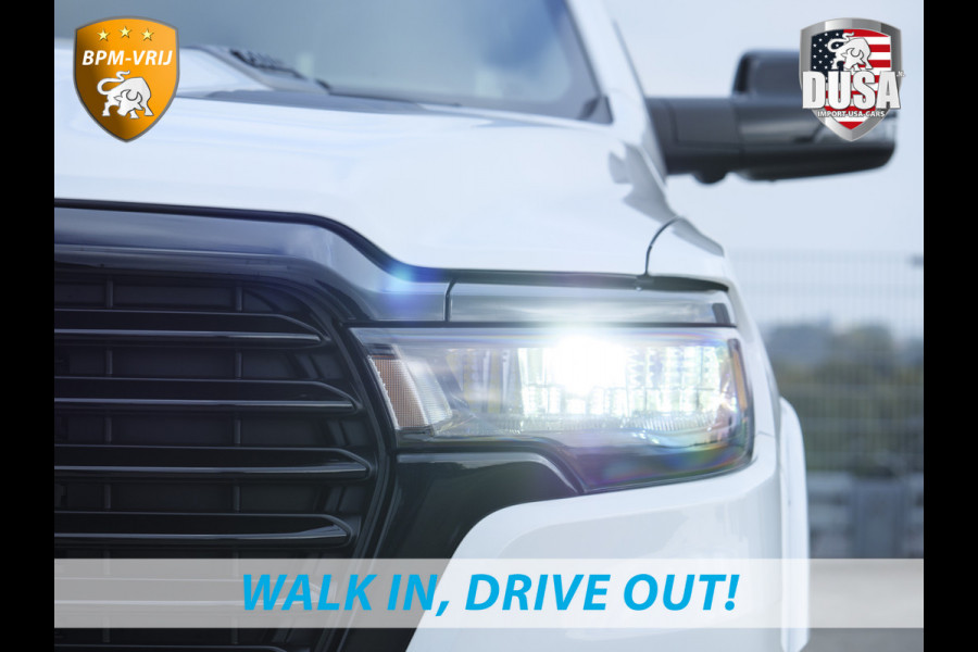 Dodge Ram 1500 | Laramie | Night Edition | 3.0L I6 Hurricane | Crew Cab | 4X4 | BPM VRIJ | Niveau regeling | Passenger Display | Getoonde accessoires zijn verkrijgbaar tegen meerprijs Dodge Ram 1500 | Laramie | Night Edition | 3.0L I6 Hurricane | Crew Cab | 4X4 | BPM VRIJ | Niveau regeling | Passenger Display | Getoonde accessoires zijn verkrijgbaar tegen meerprijs