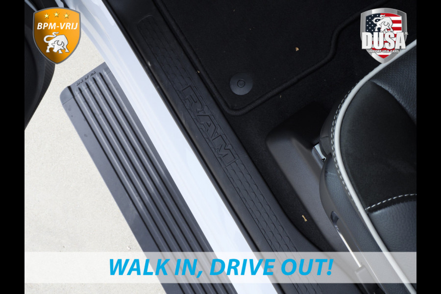 Dodge Ram 1500 | Laramie | Night Edition | 3.0L I6 Hurricane | Crew Cab | 4X4 | BPM VRIJ | Niveau regeling | Passenger Display | Getoonde accessoires zijn verkrijgbaar tegen meerprijs Dodge Ram 1500 | Laramie | Night Edition | 3.0L I6 Hurricane | Crew Cab | 4X4 | BPM VRIJ | Niveau regeling | Passenger Display | Getoonde accessoires zijn verkrijgbaar tegen meerprijs