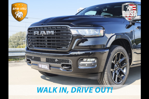 Dodge Ram 1500 | Laramie | Premium Night | 3.0L I6 Hurricane | Crew Cab | 4X4 | BPM VRIJ | Niveau regeling | 14,4-inch Touchscreen | LPG | Getoonde accessoires zijn verkrijgbaar tegen meerprijs Dodge Ram 1500 | Laramie | Premium Night | 3.0L I6 Hurricane | Crew Cab | 4X4 | BPM VRIJ | Niveau regeling | 14,4-inch Touchscreen | LPG | Getoonde accessoires zijn verkrijgbaar tegen meerprijs