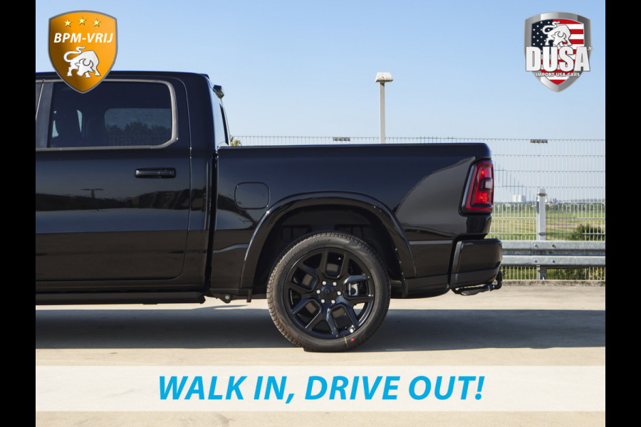 Dodge Ram 1500 | Laramie | Premium Night | 3.0L I6 Hurricane | Crew Cab | 4X4 | BPM VRIJ | Niveau regeling | 14,4-inch Touchscreen | LPG | Getoonde accessoires zijn verkrijgbaar tegen meerprijs Dodge Ram 1500 | Laramie | Premium Night | 3.0L I6 Hurricane | Crew Cab | 4X4 | BPM VRIJ | Niveau regeling | 14,4-inch Touchscreen | LPG | Getoonde accessoires zijn verkrijgbaar tegen meerprijs