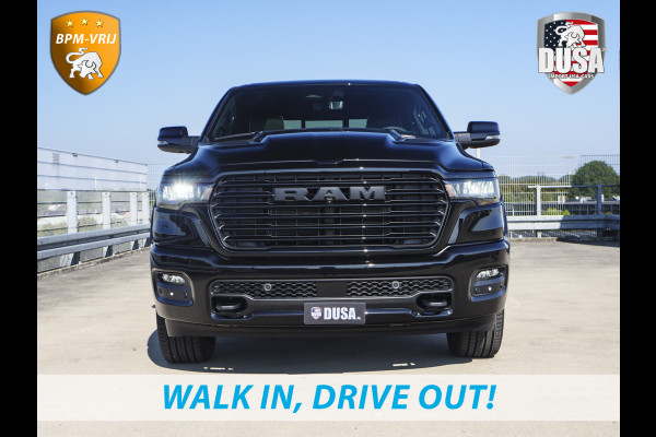 Dodge Ram 1500 | Laramie | Premium Night | 3.0L I6 Hurricane | Crew Cab | 4X4 | BPM VRIJ | Niveau regeling | 14,4-inch Touchscreen | LPG | Getoonde accessoires zijn verkrijgbaar tegen meerprijs Dodge Ram 1500 | Laramie | Premium Night | 3.0L I6 Hurricane | Crew Cab | 4X4 | BPM VRIJ | Niveau regeling | 14,4-inch Touchscreen | LPG | Getoonde accessoires zijn verkrijgbaar tegen meerprijs