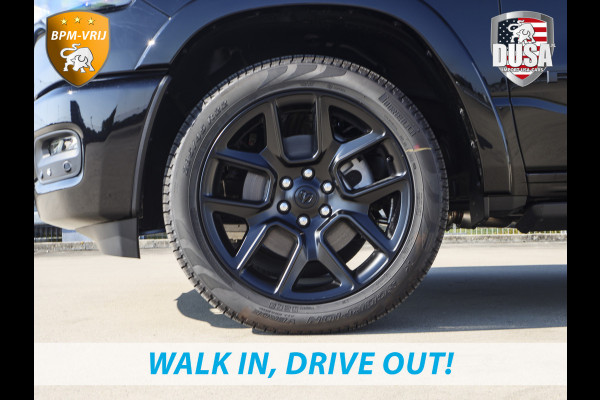 Dodge Ram 1500 | Laramie | Premium Night | 3.0L I6 Hurricane | Crew Cab | 4X4 | BPM VRIJ | Niveau regeling | 14,4-inch Touchscreen | LPG | Getoonde accessoires zijn verkrijgbaar tegen meerprijs Dodge Ram 1500 | Laramie | Premium Night | 3.0L I6 Hurricane | Crew Cab | 4X4 | BPM VRIJ | Niveau regeling | 14,4-inch Touchscreen | LPG | Getoonde accessoires zijn verkrijgbaar tegen meerprijs