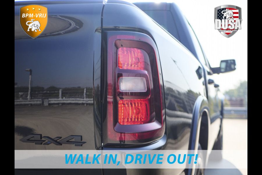 Dodge Ram 1500 | Laramie | Premium Night | 3.0L I6 Hurricane | Crew Cab | 4X4 | BPM VRIJ | Niveau regeling | 14,4-inch Touchscreen | LPG | Getoonde accessoires zijn verkrijgbaar tegen meerprijs Dodge Ram 1500 | Laramie | Premium Night | 3.0L I6 Hurricane | Crew Cab | 4X4 | BPM VRIJ | Niveau regeling | 14,4-inch Touchscreen | LPG | Getoonde accessoires zijn verkrijgbaar tegen meerprijs