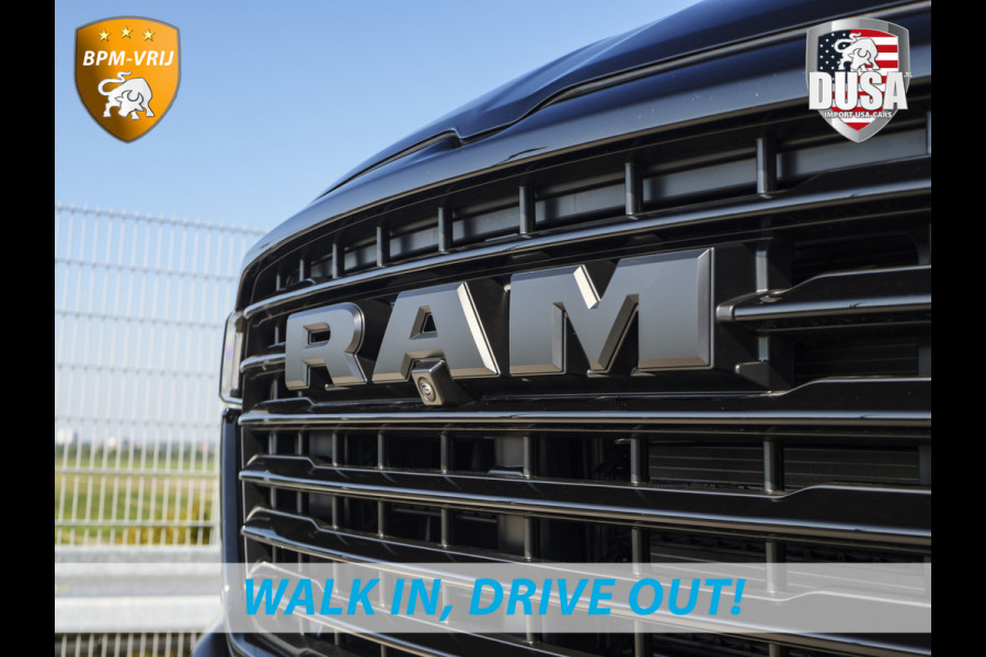 Dodge Ram 1500 | Laramie | Premium Night | 3.0L I6 Hurricane | Crew Cab | 4X4 | BPM VRIJ | Niveau regeling | 14,4-inch Touchscreen | LPG | Getoonde accessoires zijn verkrijgbaar tegen meerprijs Dodge Ram 1500 | Laramie | Premium Night | 3.0L I6 Hurricane | Crew Cab | 4X4 | BPM VRIJ | Niveau regeling | 14,4-inch Touchscreen | LPG | Getoonde accessoires zijn verkrijgbaar tegen meerprijs