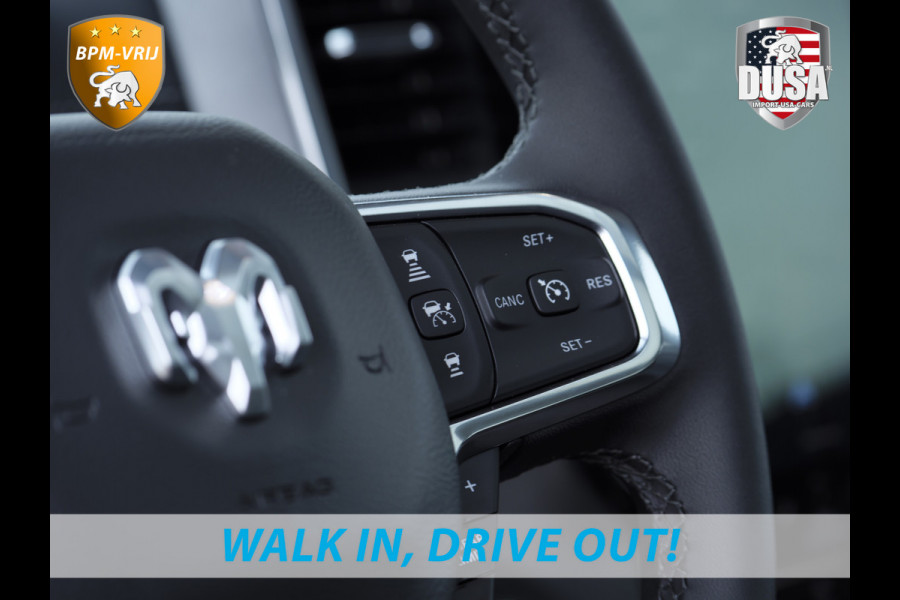 Dodge Ram 1500 | Laramie | Premium Night | 3.0L I6 Hurricane | Crew Cab | 4X4 | BPM VRIJ | Niveau regeling | 14,4-inch Touchscreen | LPG | Getoonde accessoires zijn verkrijgbaar tegen meerprijs Dodge Ram 1500 | Laramie | Premium Night | 3.0L I6 Hurricane | Crew Cab | 4X4 | BPM VRIJ | Niveau regeling | 14,4-inch Touchscreen | LPG | Getoonde accessoires zijn verkrijgbaar tegen meerprijs