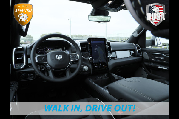 Dodge Ram 1500 | Laramie | Premium Night | 3.0L I6 Hurricane | Crew Cab | 4X4 | BPM VRIJ | Niveau regeling | 14,4-inch Touchscreen | LPG | Getoonde accessoires zijn verkrijgbaar tegen meerprijs Dodge Ram 1500 | Laramie | Premium Night | 3.0L I6 Hurricane | Crew Cab | 4X4 | BPM VRIJ | Niveau regeling | 14,4-inch Touchscreen | LPG | Getoonde accessoires zijn verkrijgbaar tegen meerprijs