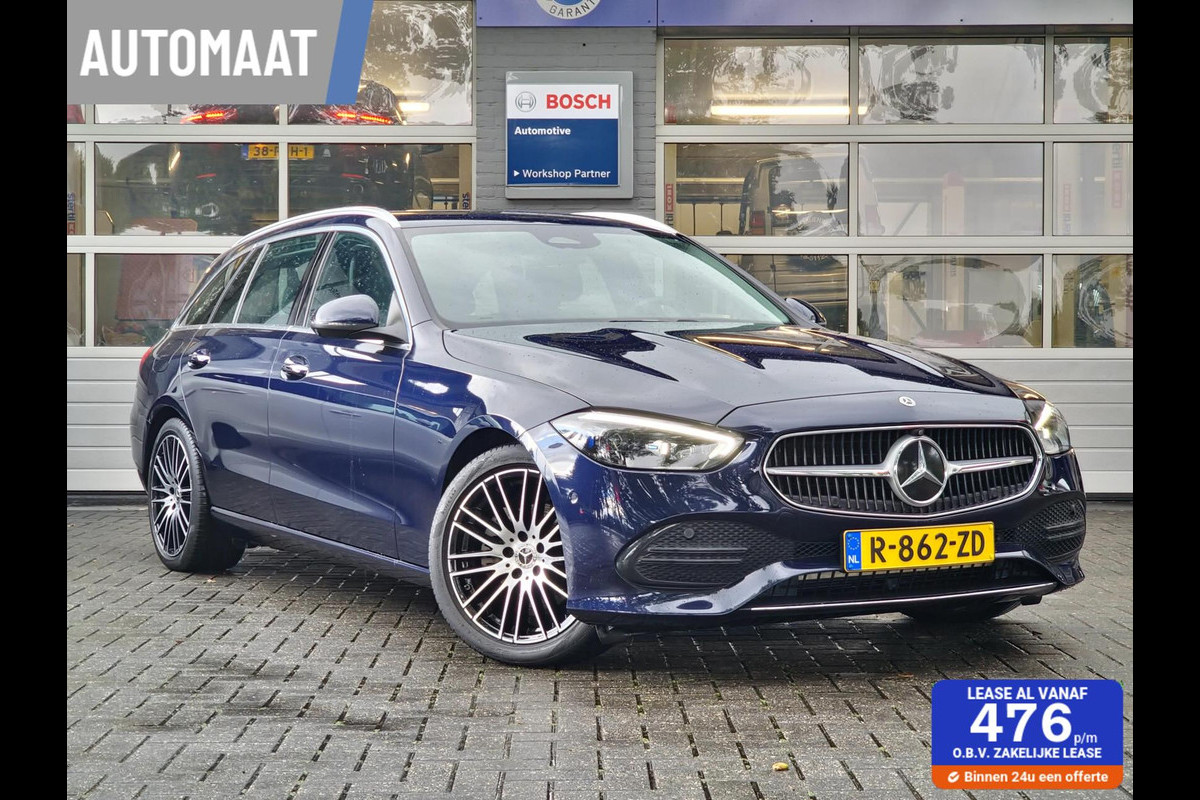 Mercedes-Benz C-Klasse Estate 180 Luxury Line|Trekhaak|LED|Leder|360'Camera|Carplay|Memory stoelen| Mercedes-Benz C-Klasse Estate 180 Luxury Line|Trekhaak|LED|Leder|360'Camera|Carplay|Memory stoelen|