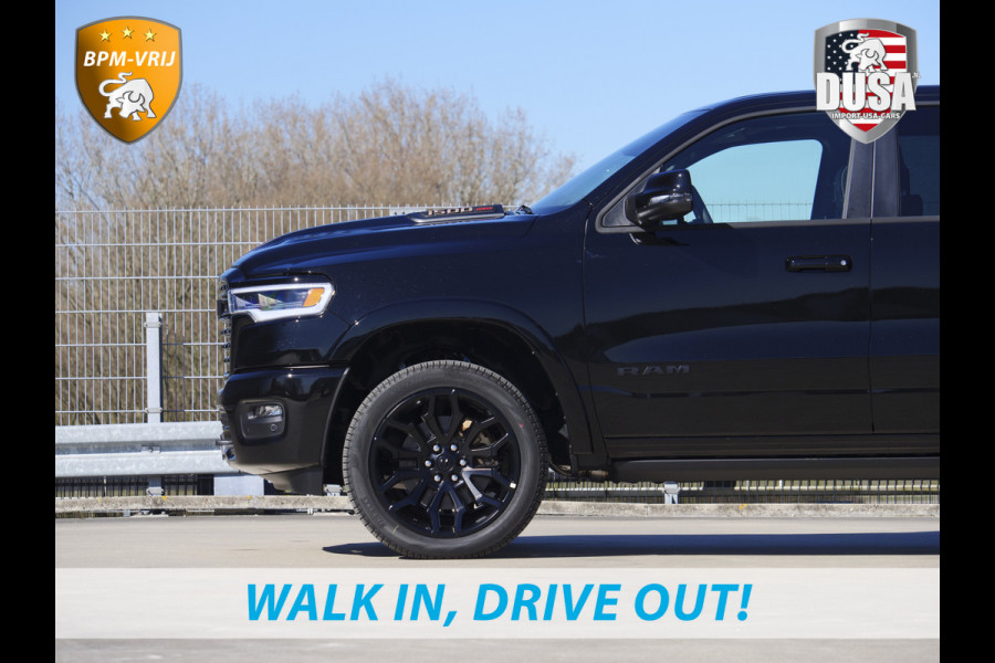 Dodge Ram | 1500 | Limited | Night | 3.0L Twin-Turbo I6 | High Output | BPM-VRIJ | Passenger Display | 14,4 Touch Screen | RAMBOX Getoonde accessoires zijn verkrijgbaar tegen meerprijs