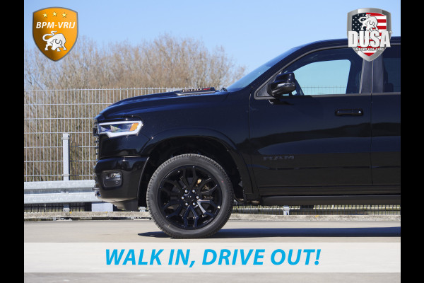 Dodge Ram | 1500 | Limited | Night | 3.0L Twin-Turbo I6 | High Output | BPM-VRIJ | Passenger Display | 14,4 Touch Screen | RAMBOX Getoonde accessoires zijn verkrijgbaar tegen meerprijs