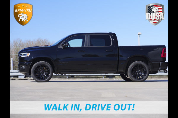 Dodge Ram | 1500 | Limited | Night | 3.0L Twin-Turbo I6 | High Output | BPM-VRIJ | Passenger Display | 14,4 Touch Screen | RAMBOX Getoonde accessoires zijn verkrijgbaar tegen meerprijs