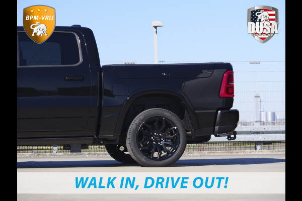 Dodge Ram | 1500 | Limited | Night | 3.0L Twin-Turbo I6 | High Output | BPM-VRIJ | Passenger Display | 14,4 Touch Screen | RAMBOX Getoonde accessoires zijn verkrijgbaar tegen meerprijs