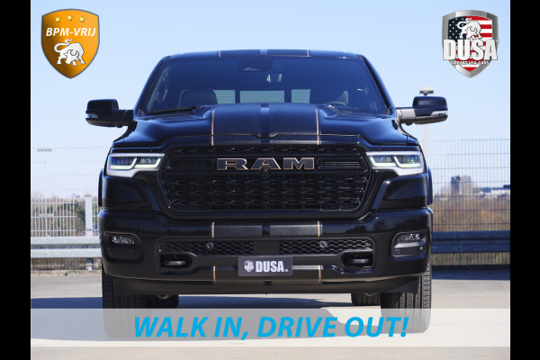 Dodge Ram | 1500 | Limited | Night | 3.0L Twin-Turbo I6 | High Output | BPM-VRIJ | Passenger Display | 14,4 Touch Screen | RAMBOX Getoonde accessoires zijn verkrijgbaar tegen meerprijs
